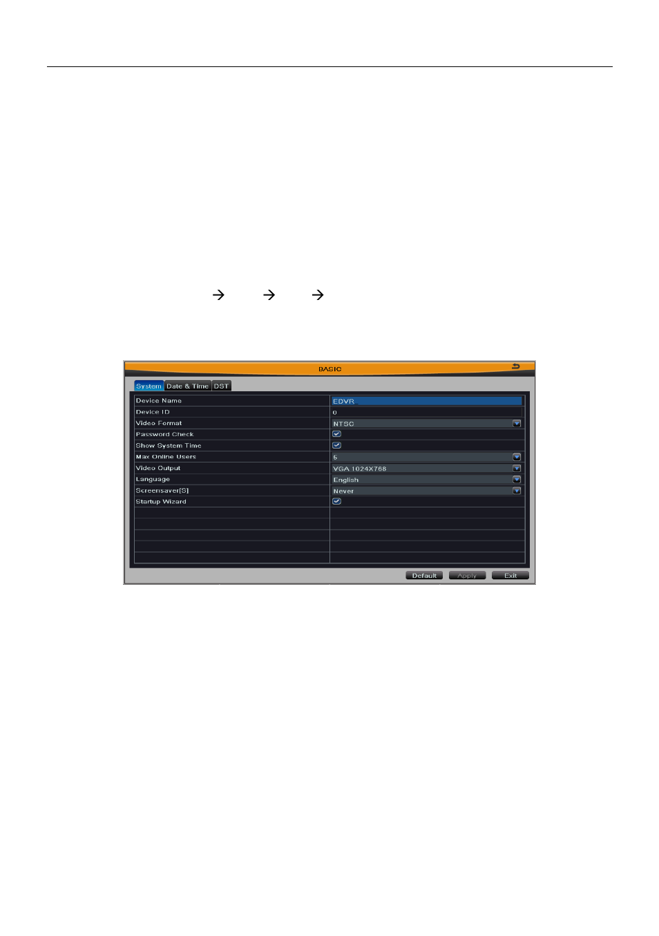 2 basic configuration, 1 system | Talos Security DR08 DVR Manual User Manual | Page 23 / 119