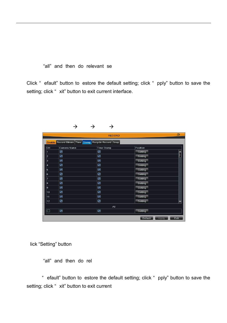 4 stamp | Talos Security DR08 DVR Manual User Manual | Page 31 / 119