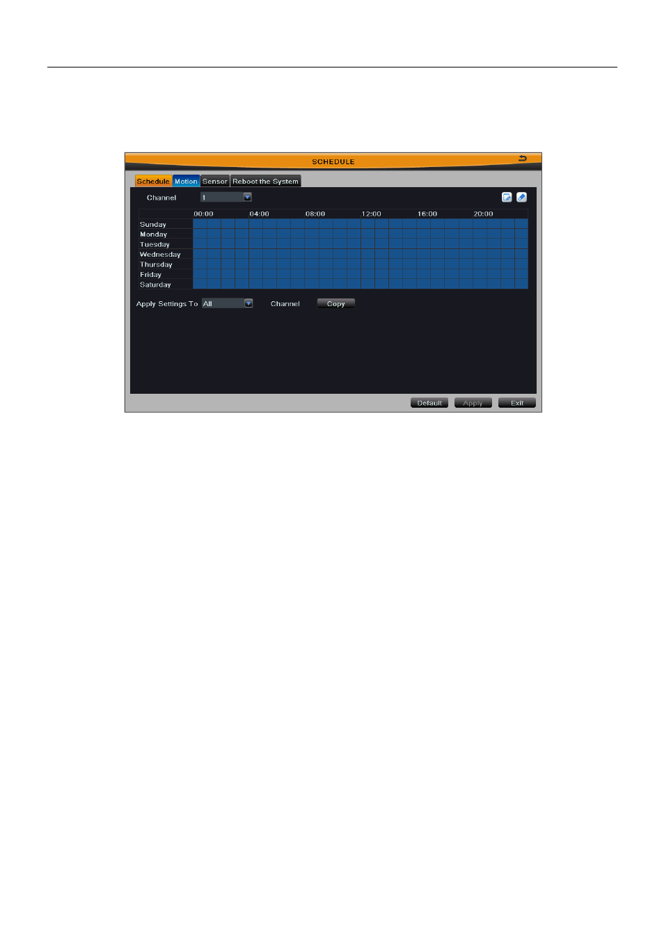 2 motion, 3 sensor | Talos Security DR08 DVR Manual User Manual | Page 35 / 119