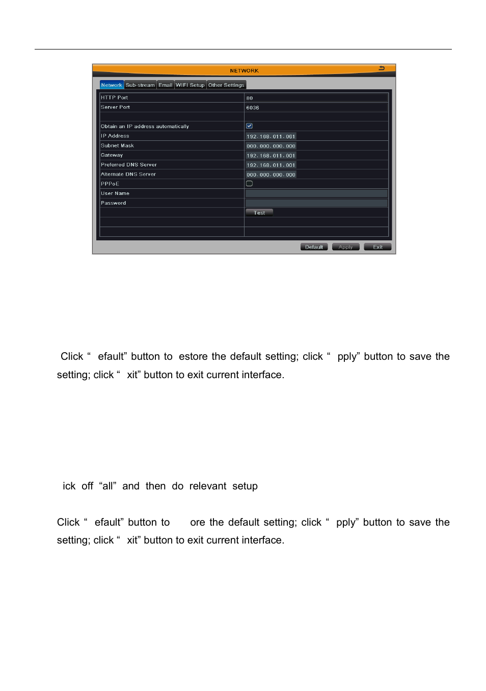 2 sub-stream | Talos Security DR08 DVR Manual User Manual | Page 46 / 119