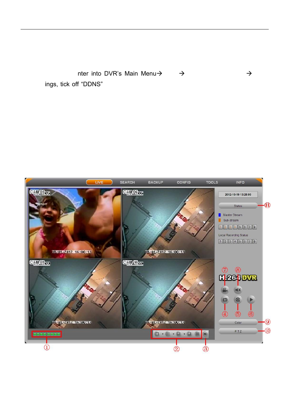 2 remote live preview | Talos Security DR08 DVR Manual User Manual | Page 74 / 119