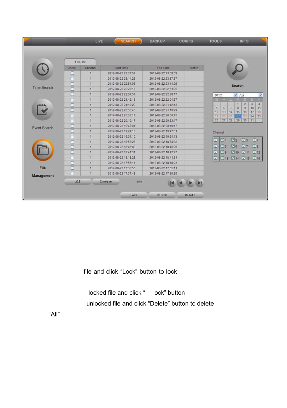 Talos Security DR08 DVR Manual User Manual | Page 81 / 119