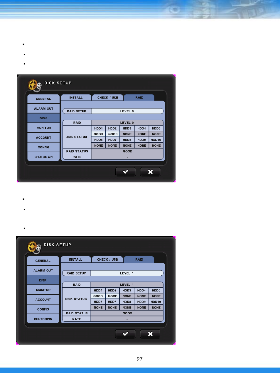 Talos Security DRSDI1641 HD-SDI DVR Manual User Manual | Page 28 / 80