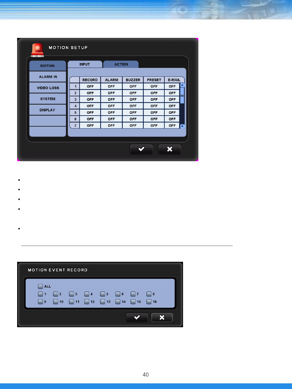 Talos Security DRSDI1641 HD-SDI DVR Manual User Manual | Page 41 / 80