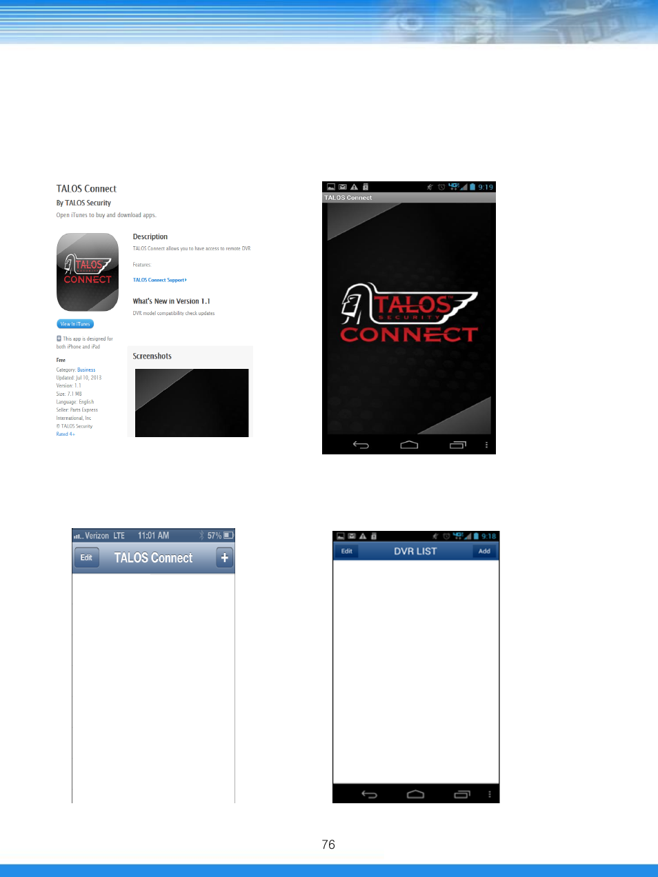 Appendix | Talos Security DRSDI1641 HD-SDI DVR Manual User Manual | Page 77 / 80
