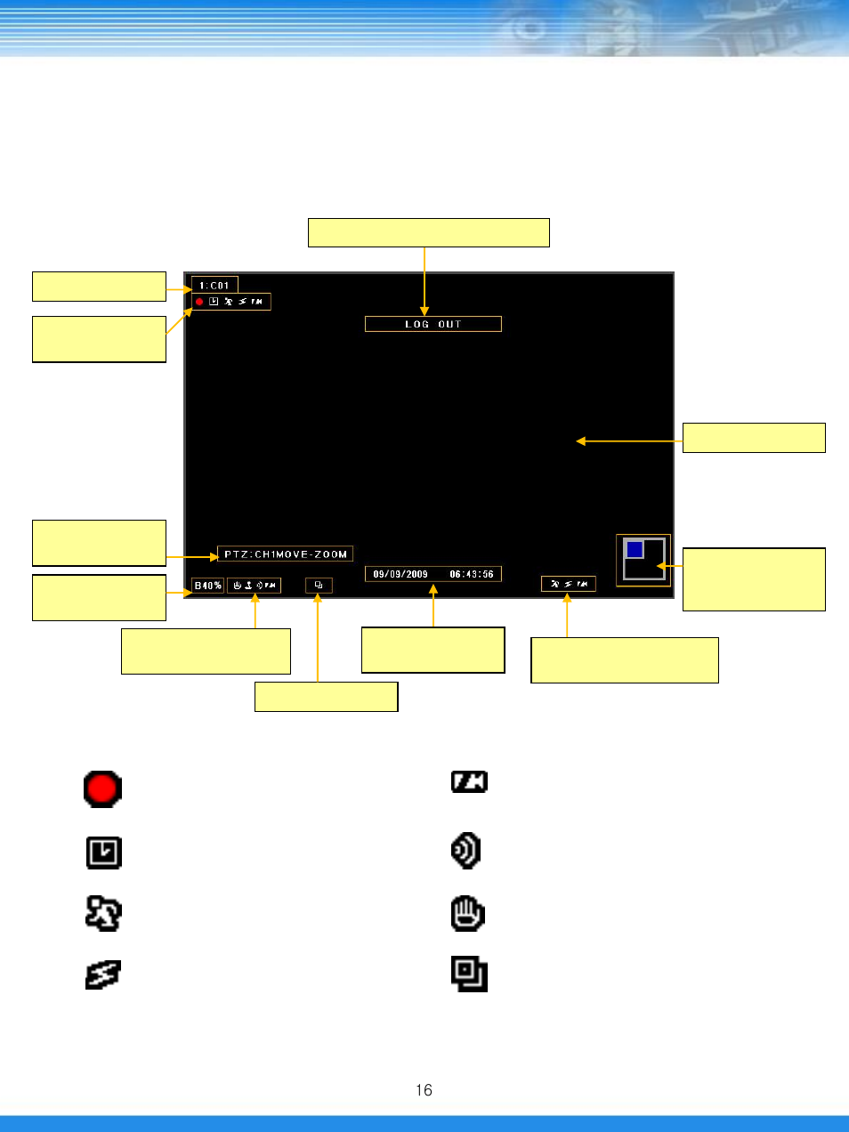 Live, 1 live screen | Talos Security GRGL400 DVR Manual User Manual | Page 17 / 82