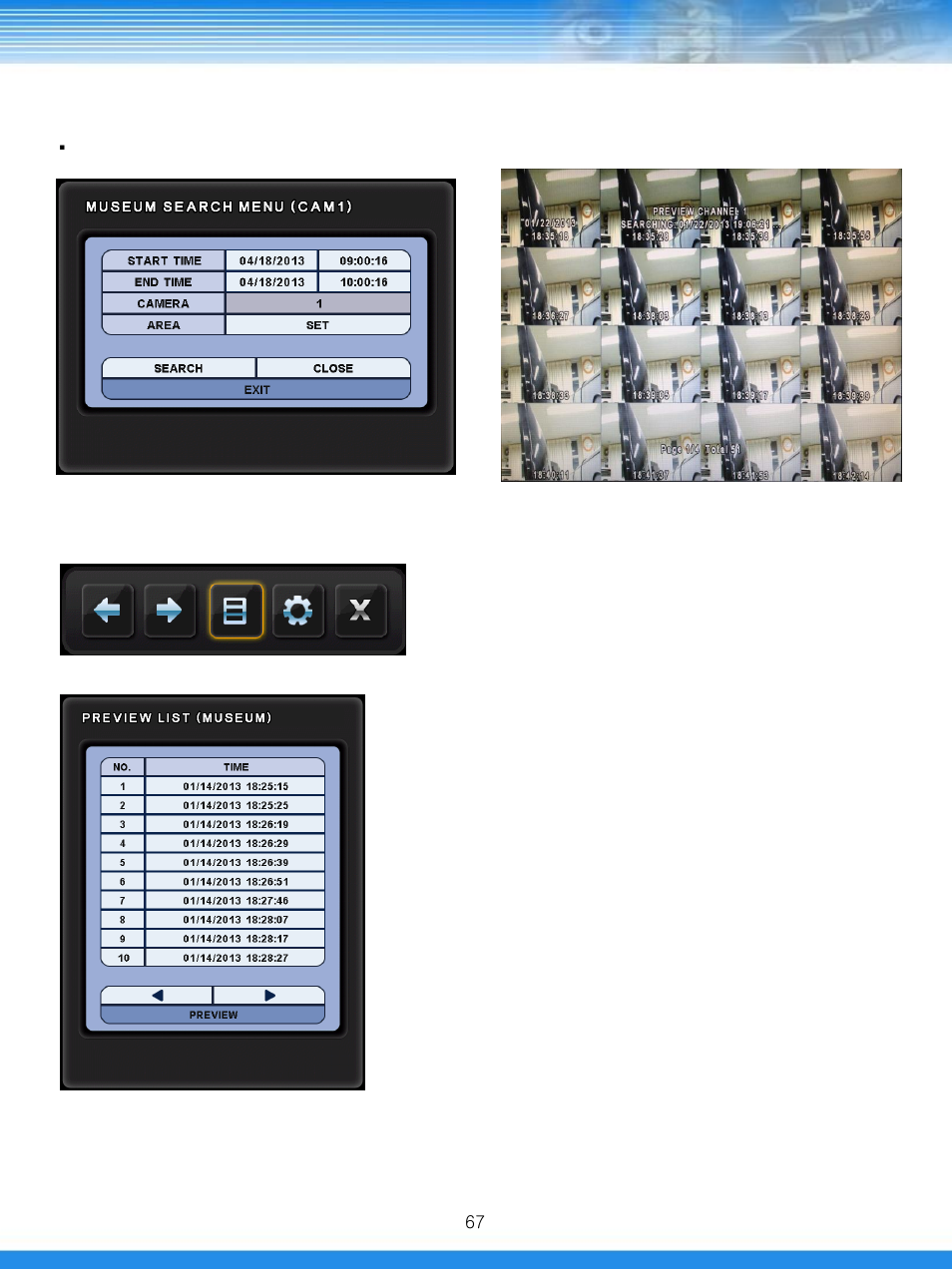 7 museum search | Talos Security GRGL400 DVR Manual User Manual | Page 68 / 82