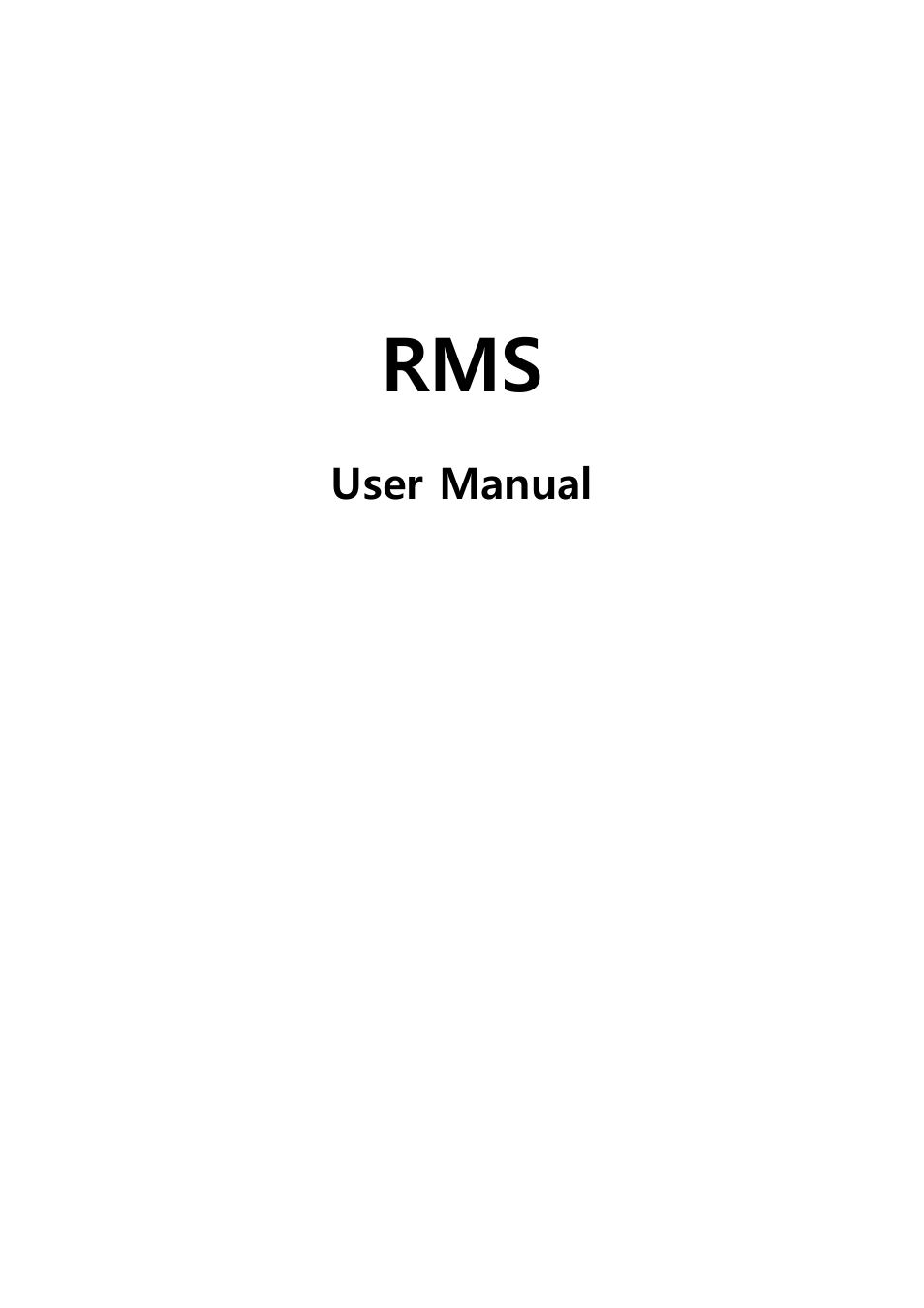 Talos Security RMS (DRMX/DRMXU) User Manual | 17 pages