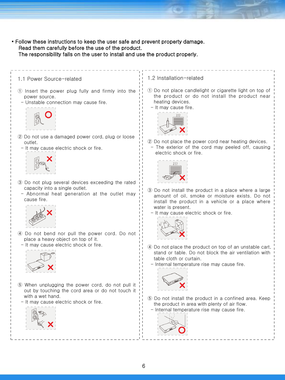 Safety cautions | Talos Security DRL800 DVR Manual User Manual | Page 7 / 79