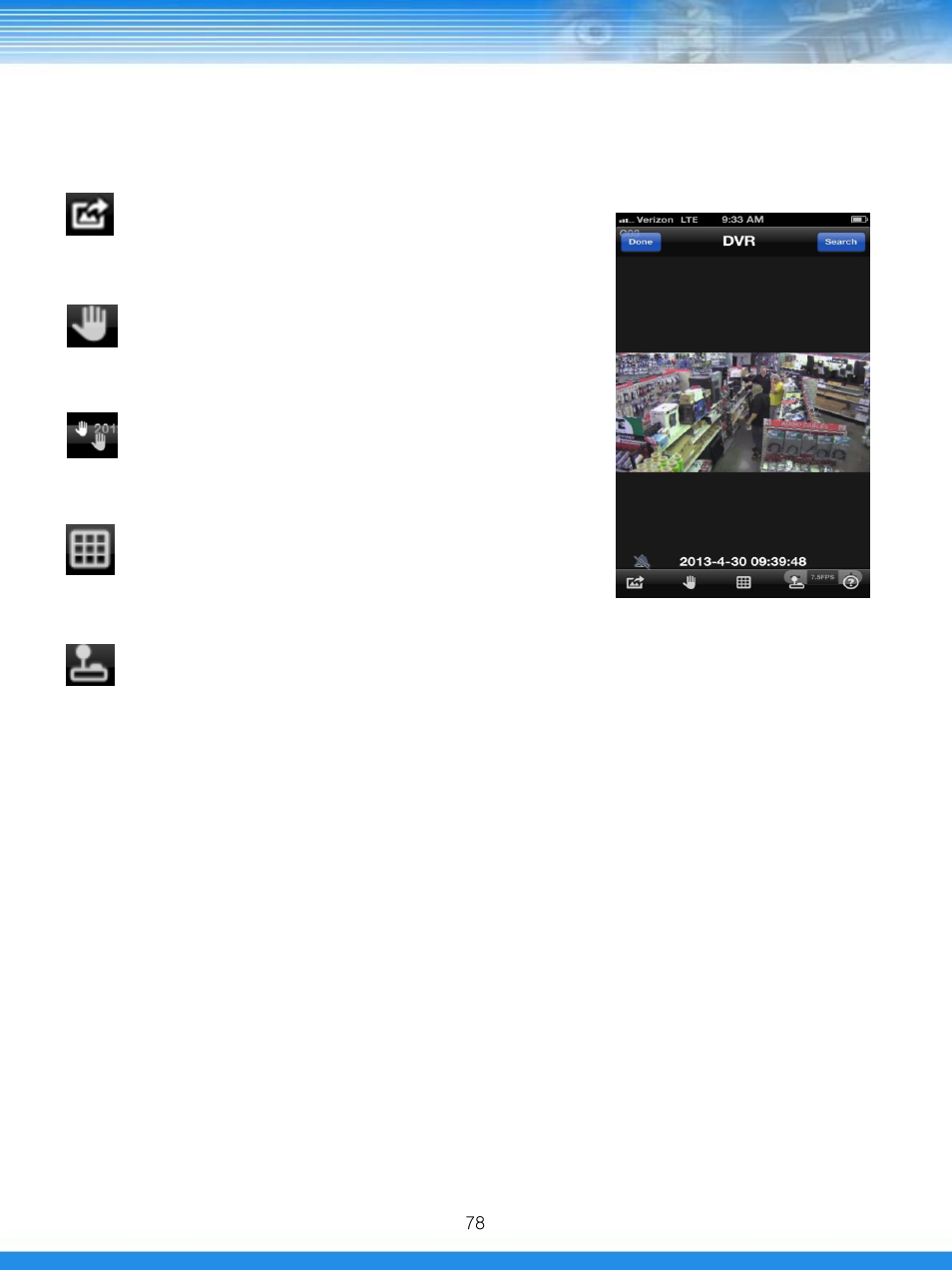 6 mobile viewer (apple & android) | Talos Security DRL800 DVR Manual User Manual | Page 79 / 79
