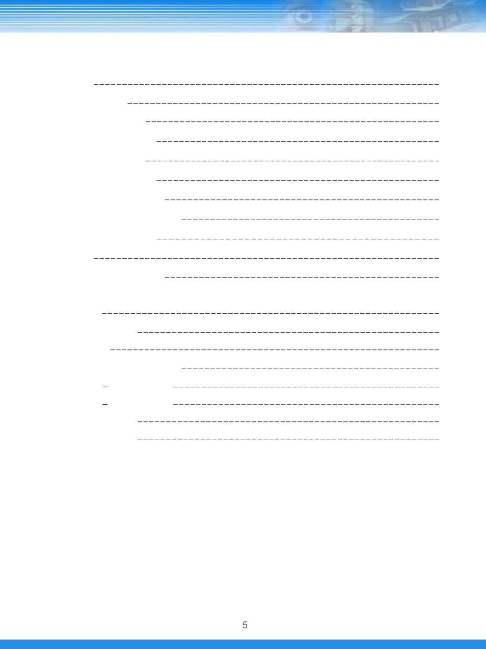 Index, Search, Backup | Appendix | Talos Security DRD800 DVR Manual User Manual | Page 6 / 84