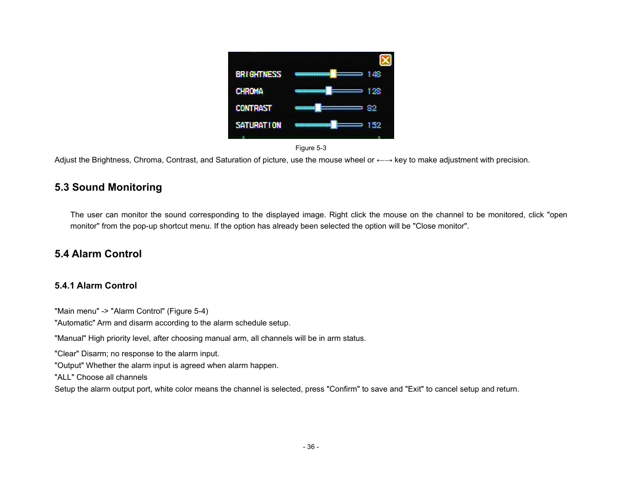 Talos Security DR800 Series DVR User Manual User Manual | Page 36 / 86