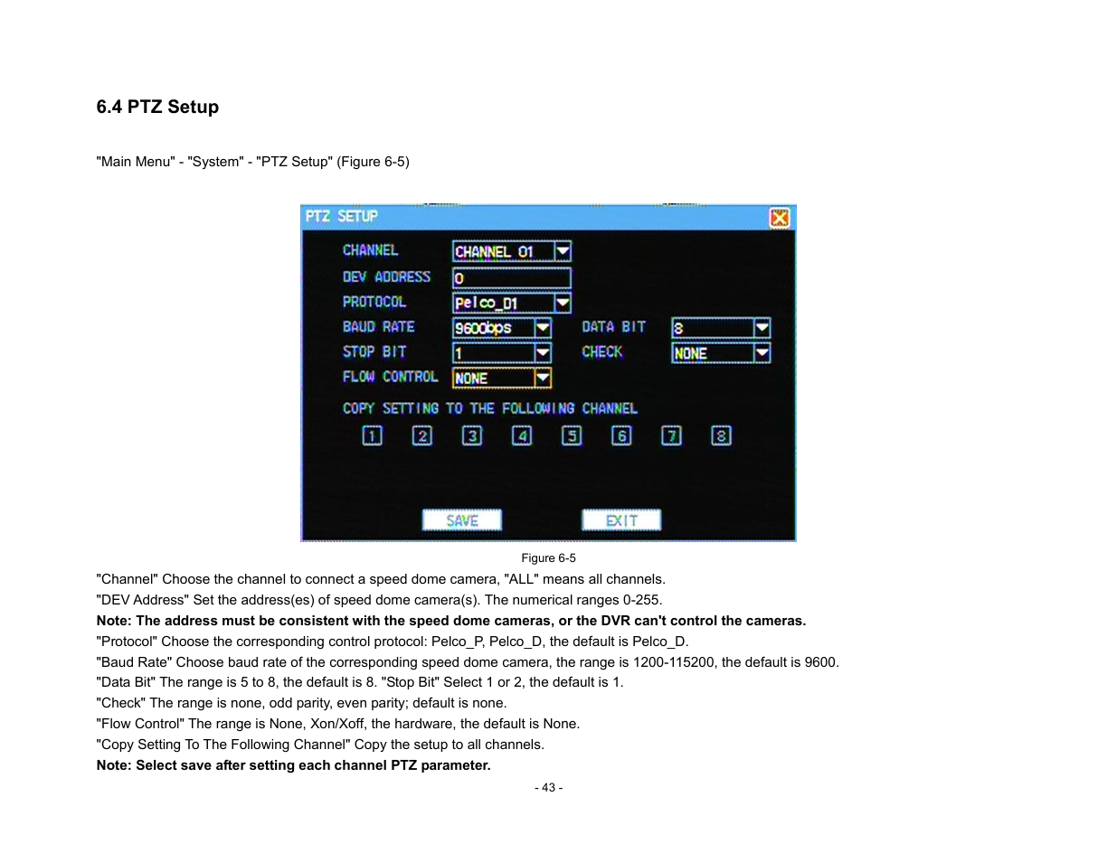 Talos Security DR800 Series DVR User Manual User Manual | Page 43 / 86