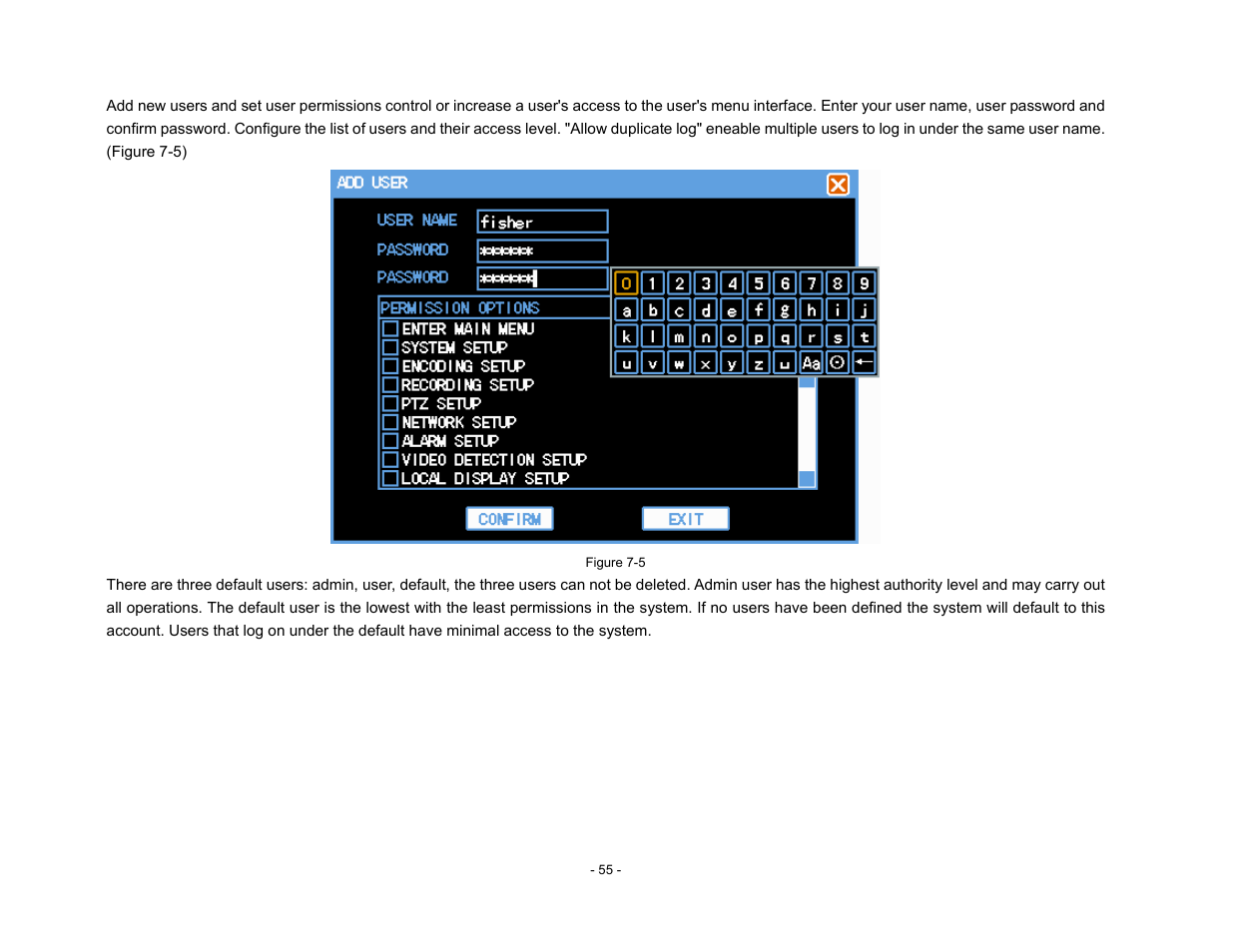 Talos Security DR800 Series DVR User Manual User Manual | Page 55 / 86