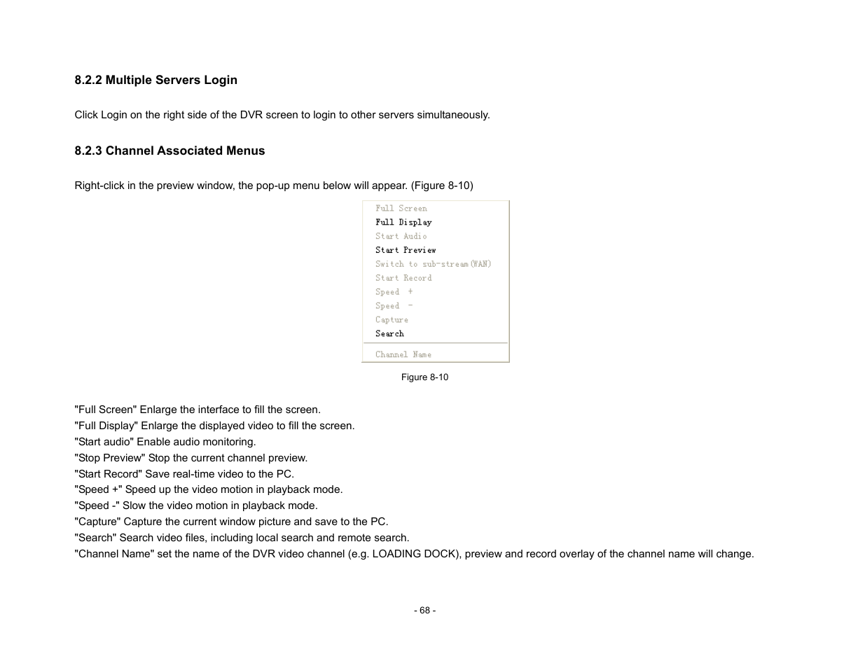 Talos Security DR800 Series DVR User Manual User Manual | Page 68 / 86