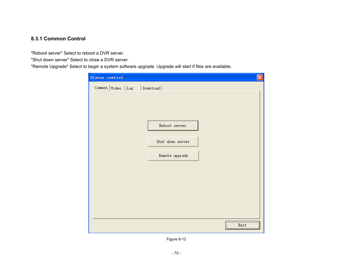 Talos Security DR800 Series DVR User Manual User Manual | Page 70 / 86