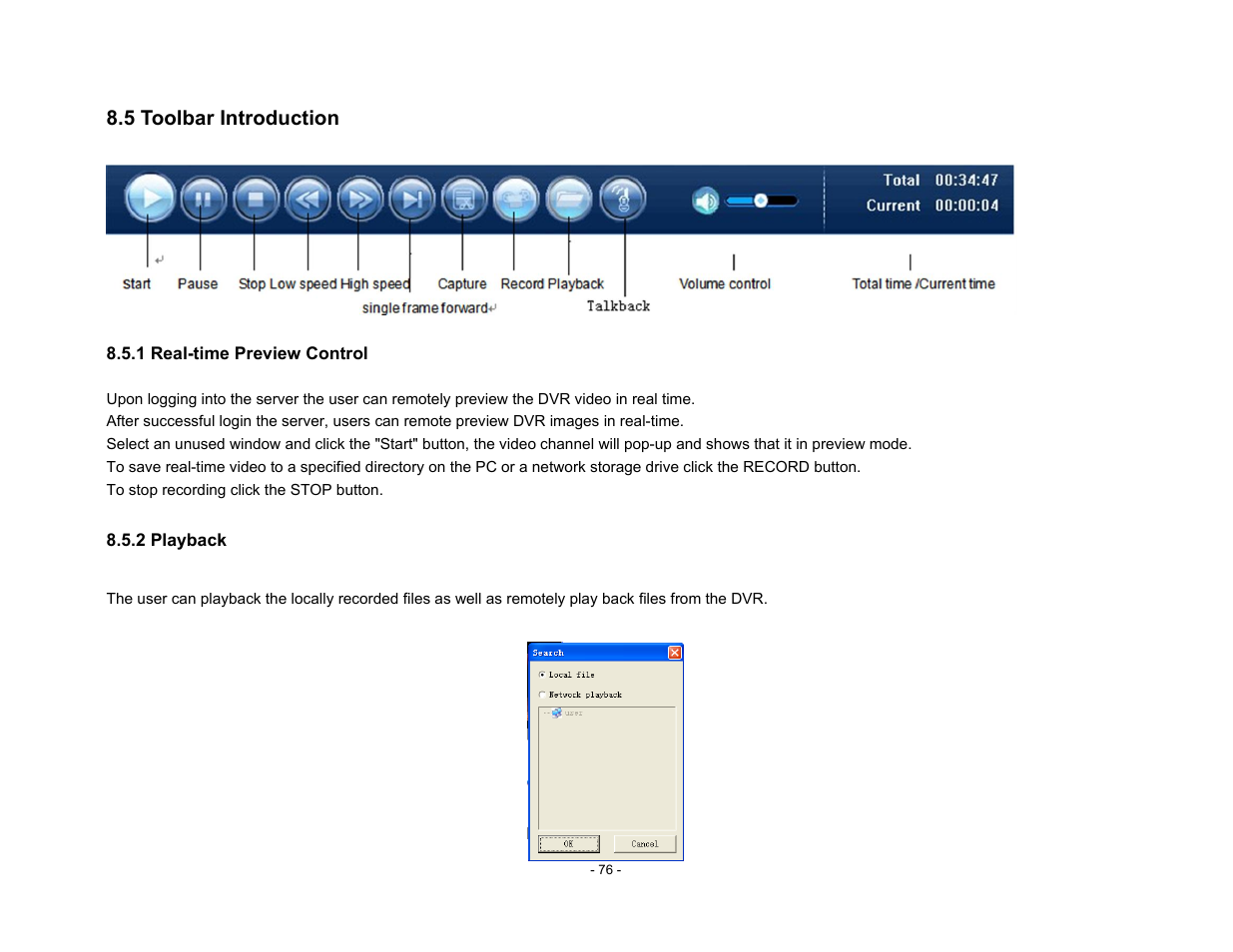 Talos Security DR800 Series DVR User Manual User Manual | Page 76 / 86