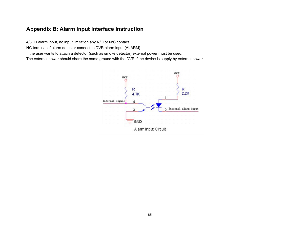 Talos Security DR800 Series DVR User Manual User Manual | Page 85 / 86