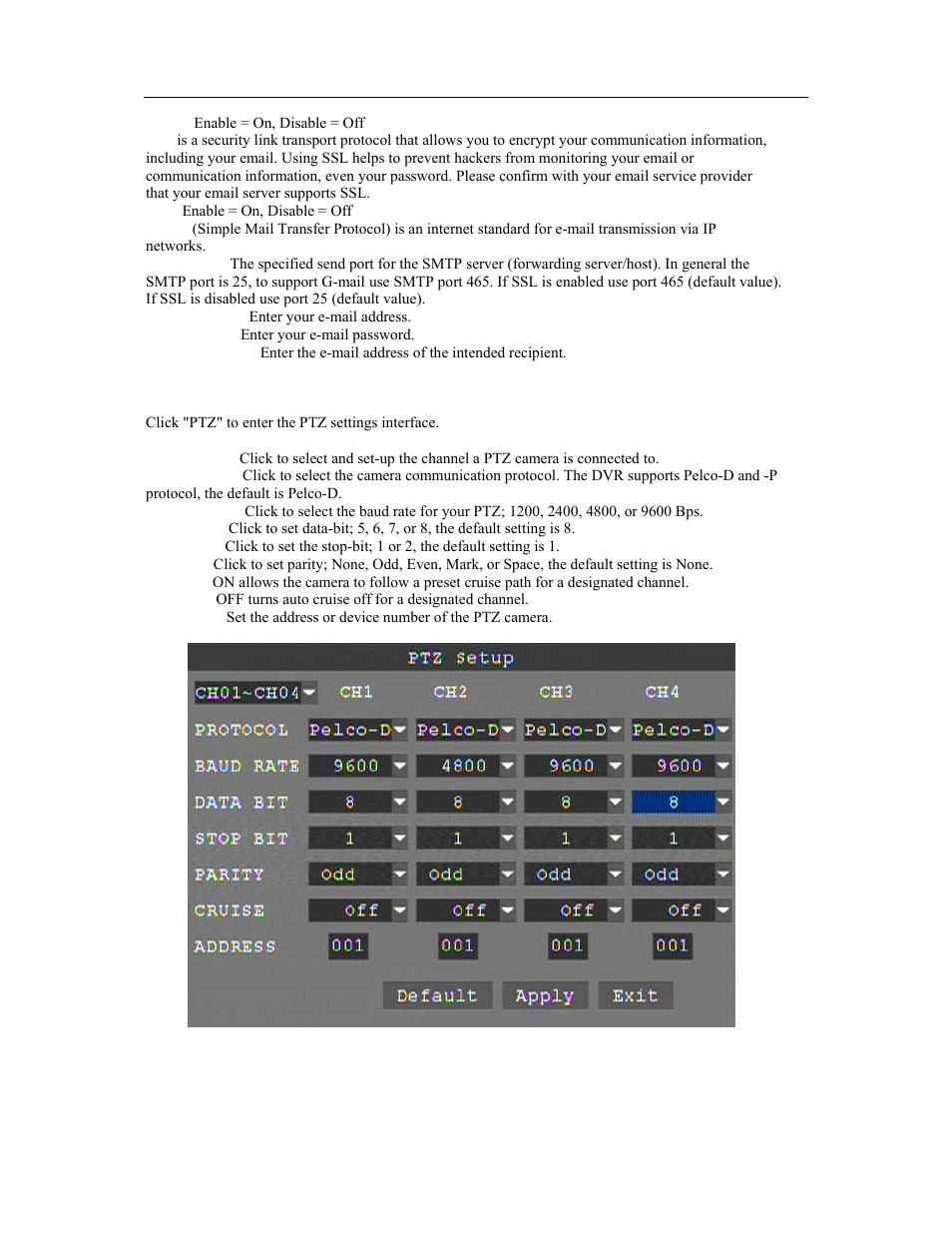 Talos Security DR1600 Series DVR User Manual User Manual | Page 22 / 52