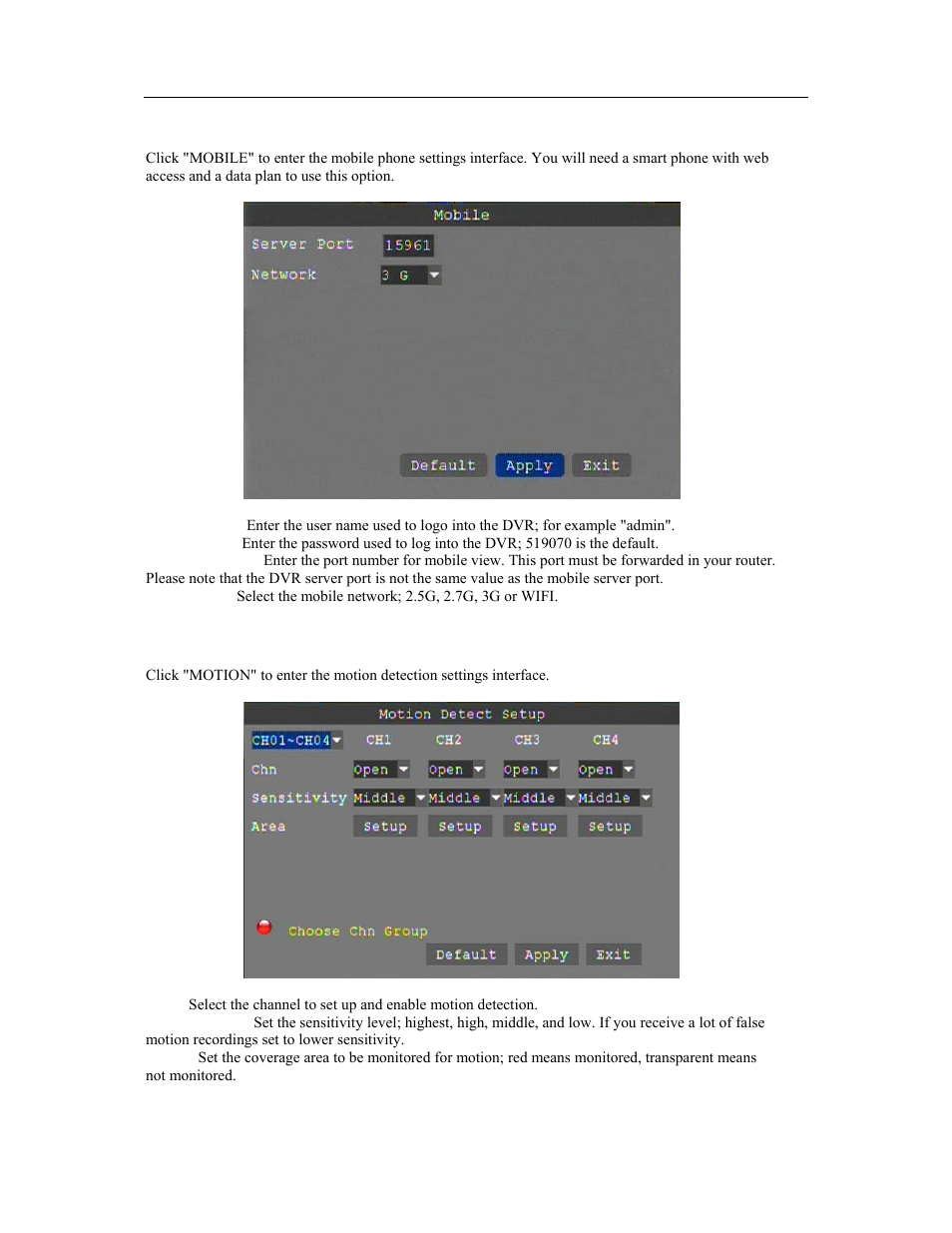 Talos Security DR1600 Series DVR User Manual User Manual | Page 24 / 52