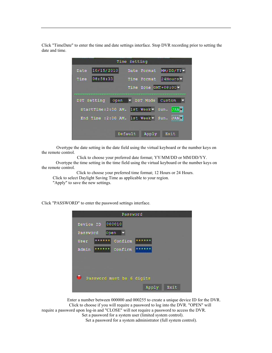 Talos Security DR1600 Series DVR User Manual User Manual | Page 26 / 52