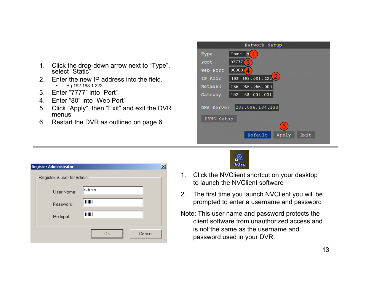 Talos Security DR1600 Series DVR Quick Start Guide User Manual | Page 13 / 22