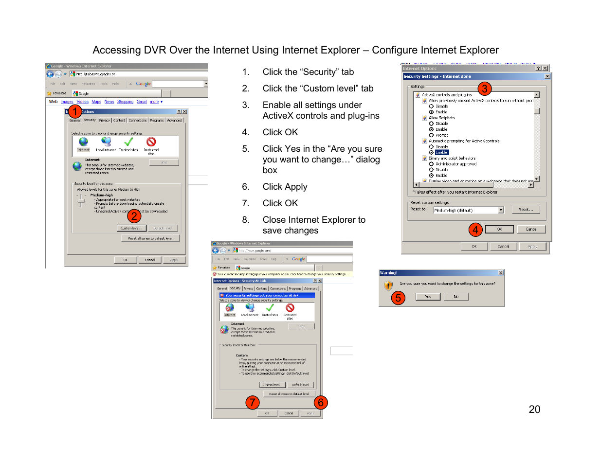 Talos Security DR1600 Series DVR Quick Start Guide User Manual | Page 20 / 22