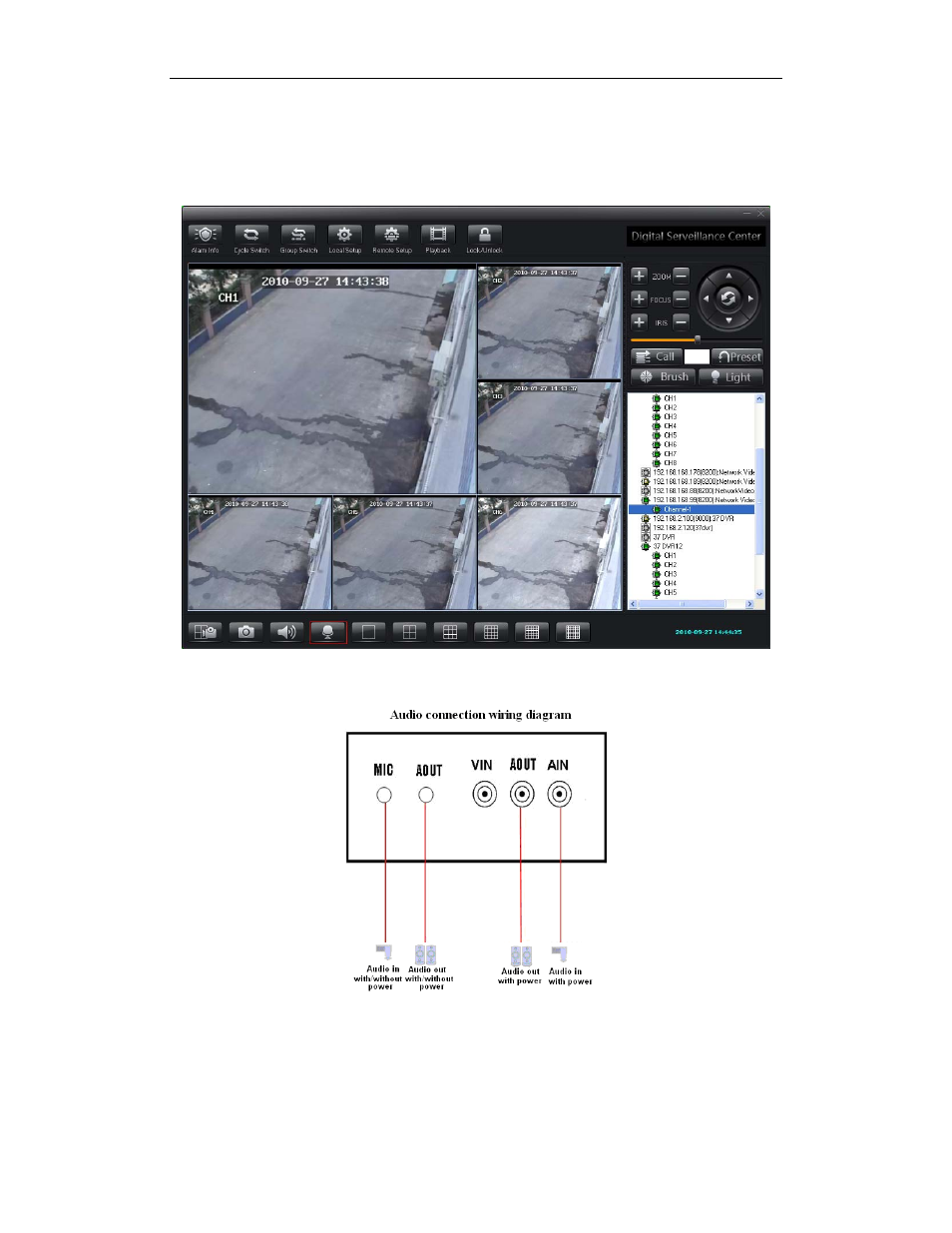 3 talkback setup | Talos Security NVClient User Manual | Page 27 / 28