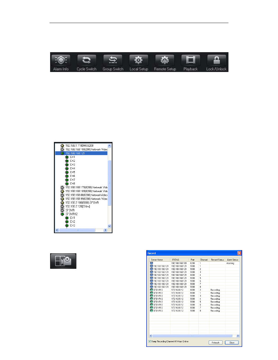 Chapter iv introduction to main interface | Talos Security NVClient User Manual | Page 6 / 28