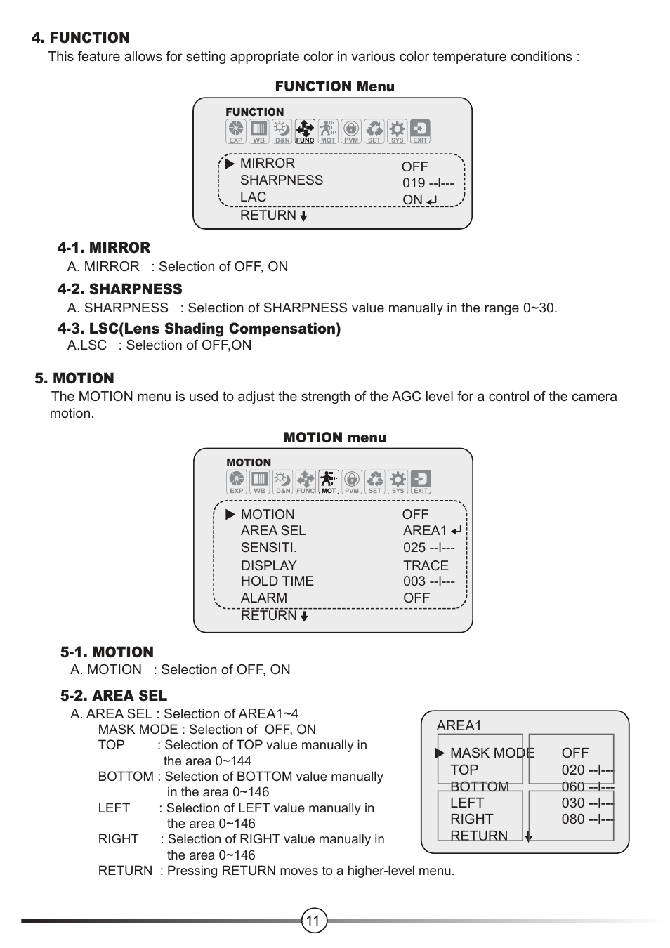 Talos Security DC1080FIR24 HD-SDI User Manual | Page 11 / 15