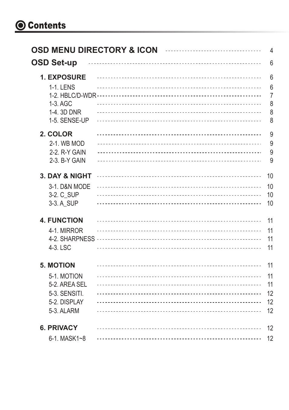 Talos Security DC1080FIR24 HD-SDI User Manual | Page 2 / 15
