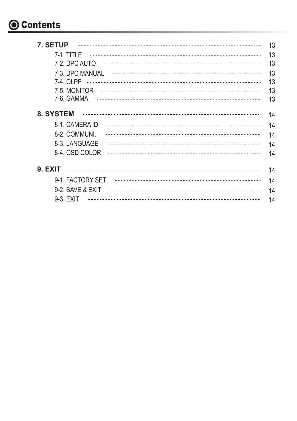 Talos Security DC1080FIR24 HD-SDI User Manual | Page 3 / 15