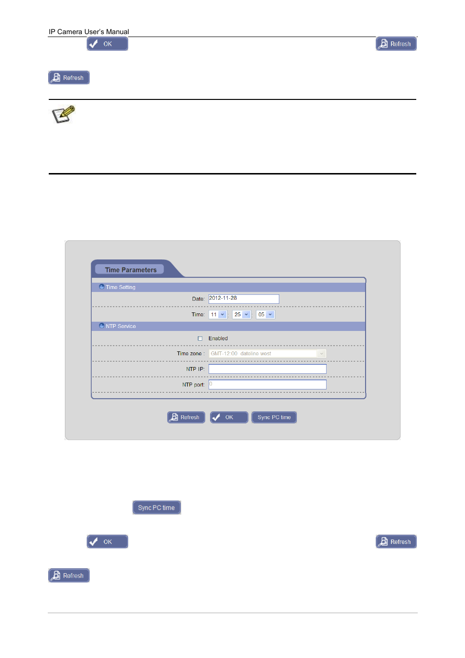3 time parameters | Talos Security IPC311-W 720P Manual User Manual | Page 14 / 68