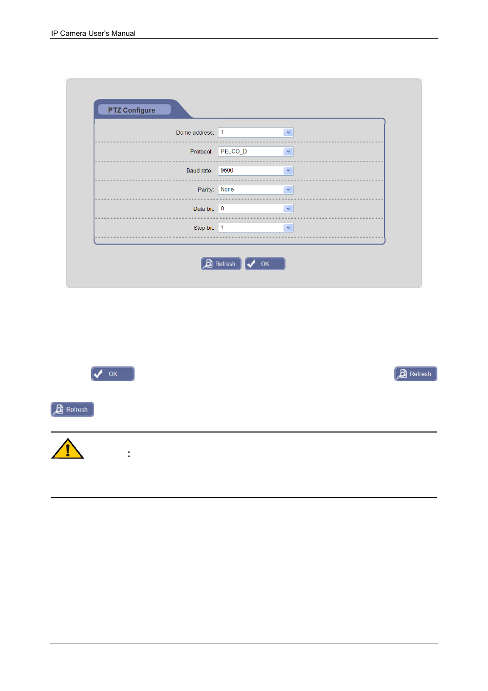 7 ptz configure, 8 record configure | Talos Security IPC311-W 720P Manual User Manual | Page 18 / 68