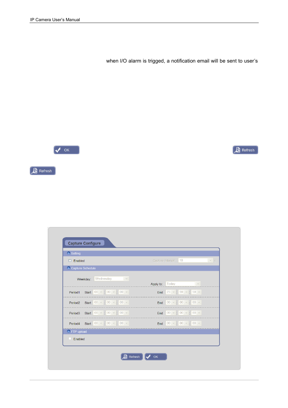 10 advanced configure, 1 capture configure | Talos Security IPC311-W 720P Manual User Manual | Page 23 / 68