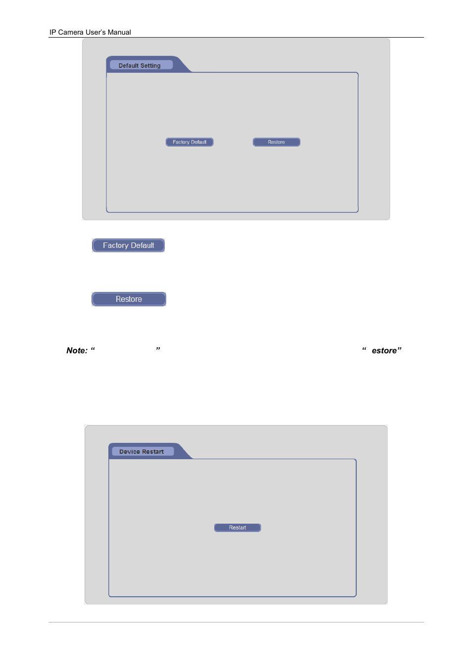 3 restart device | Talos Security IPC311-W 720P Manual User Manual | Page 35 / 68