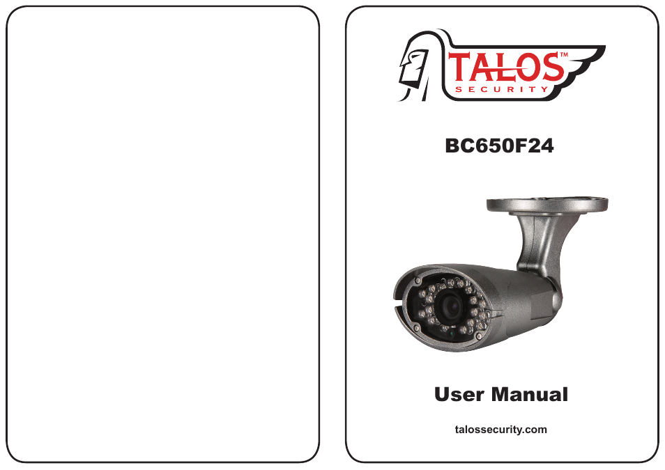 Talos Security BC650F24 User Manual | 2 pages