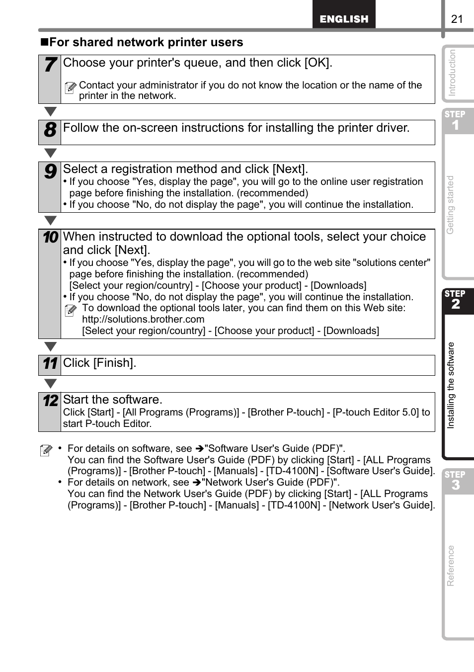 Brother TD4100N User Manual | Page 27 / 80