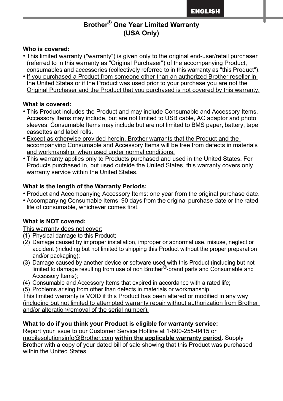 Brother TD4100N User Manual | Page 3 / 80