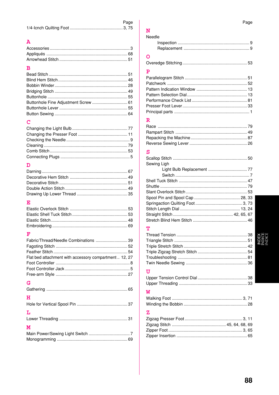 Brother XL-6051 User Manual | Page 100 / 103