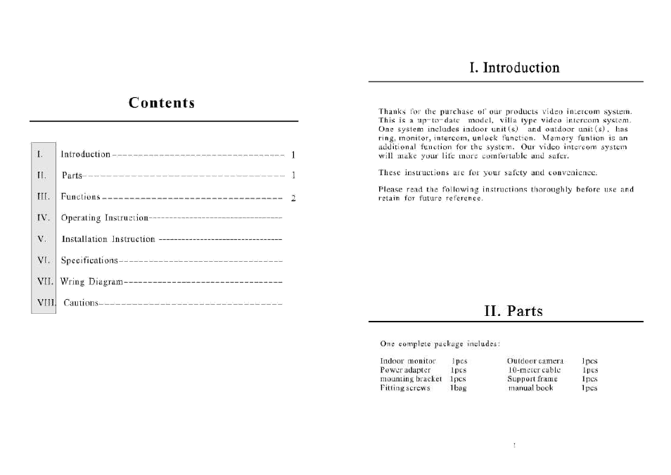 Talos Security VDPLCD7 User Manual | Page 2 / 8