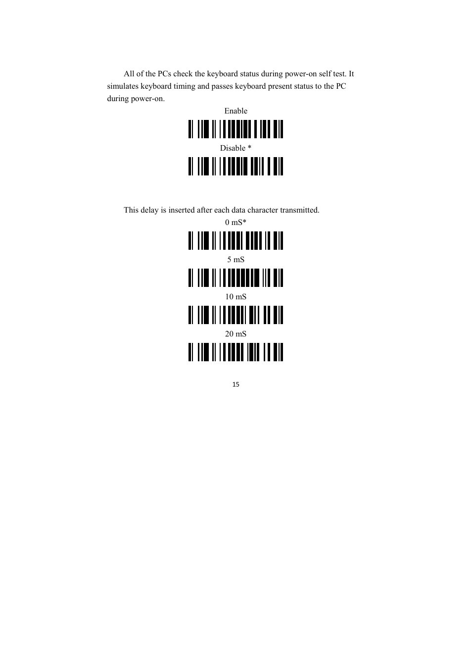 Power-on simulation, Inter-character delay | TaoTronics TT-BS009 User Manual | Page 15 / 104