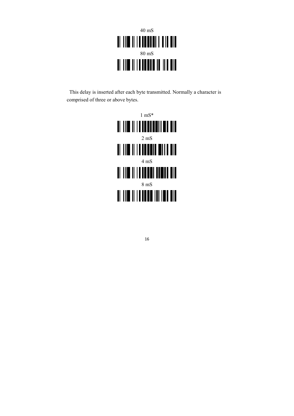 Inter-byte delay | TaoTronics TT-BS009 User Manual | Page 16 / 104
