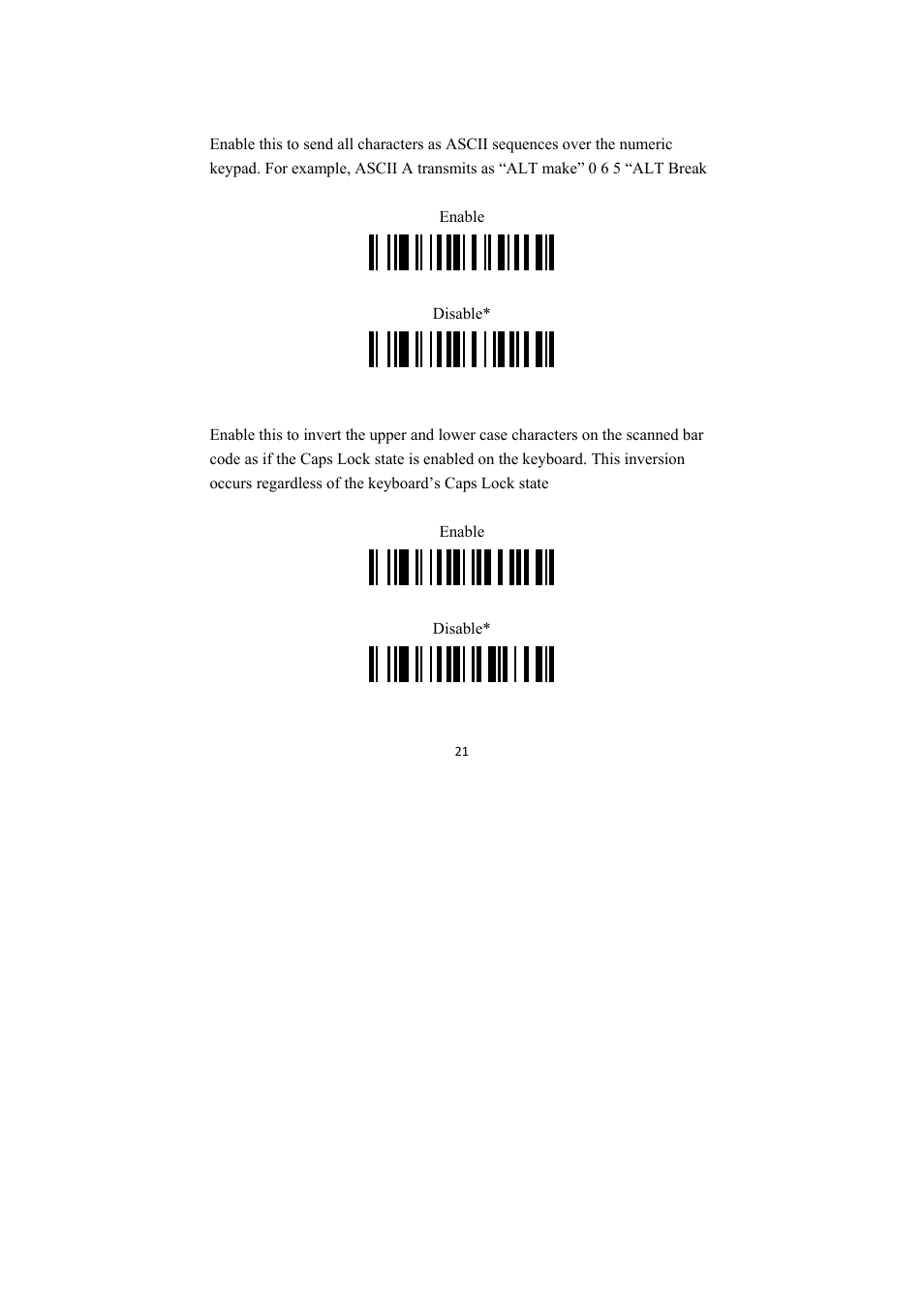 Emulate keypad, Simulated caps lock | TaoTronics TT-BS009 User Manual | Page 21 / 104
