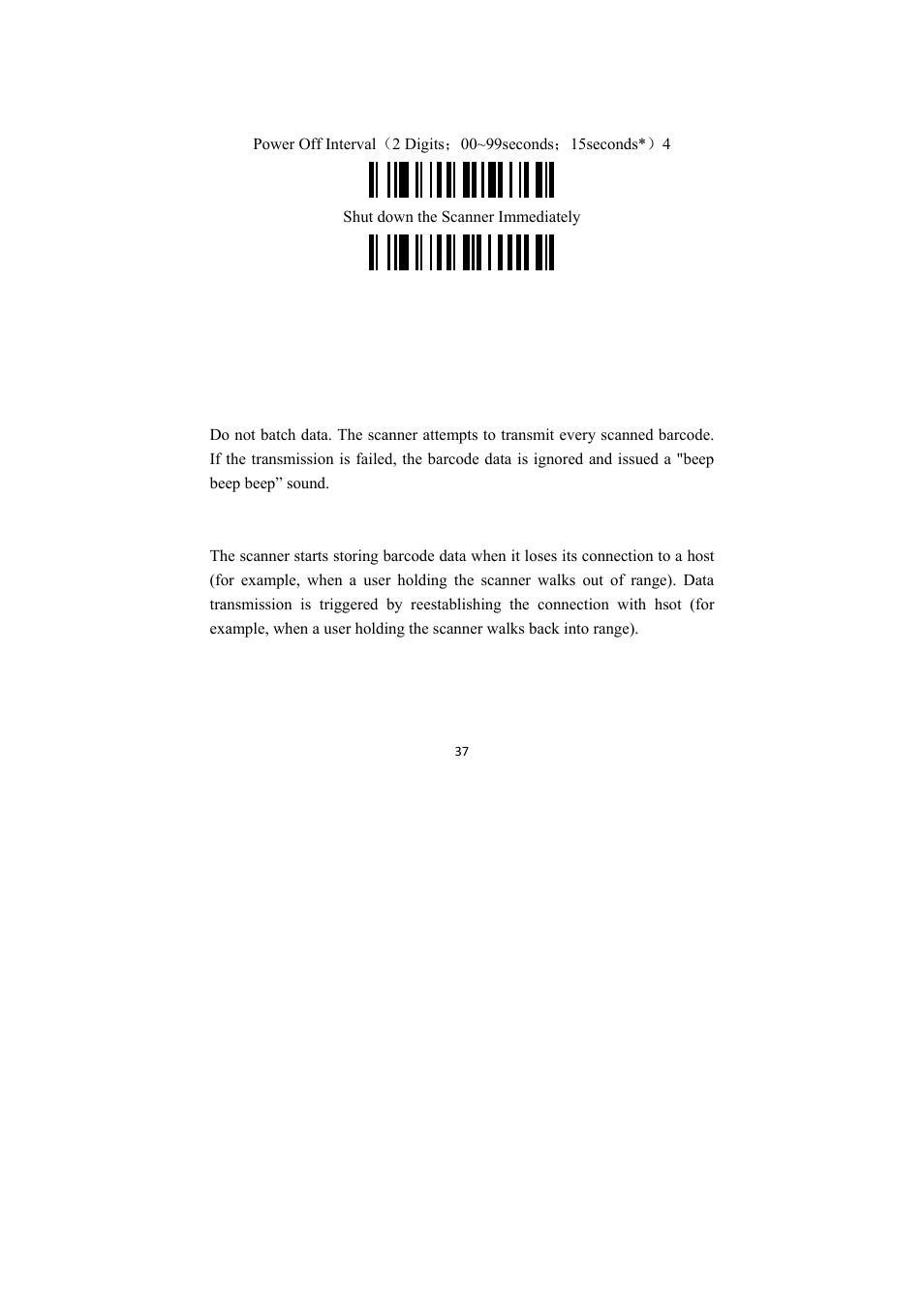 Power off interval, Rf operating mode | TaoTronics TT-BS009 User Manual | Page 37 / 104