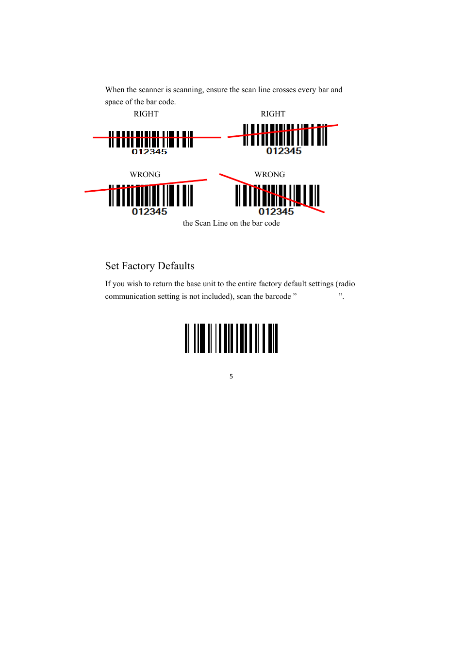 Scanning, Set defaults and information display, Set factory defaults | TaoTronics TT-BS009 User Manual | Page 5 / 104