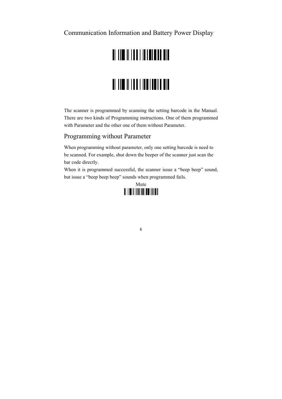 Programming instruction, Programming without parameter | TaoTronics TT-BS009 User Manual | Page 6 / 104