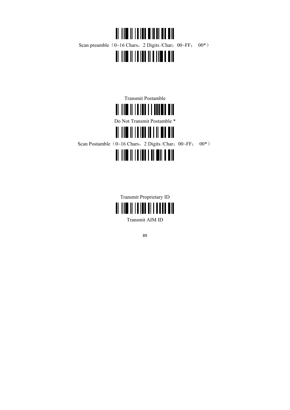 Postamble, Code id | TaoTronics TT-BS009 User Manual | Page 89 / 104