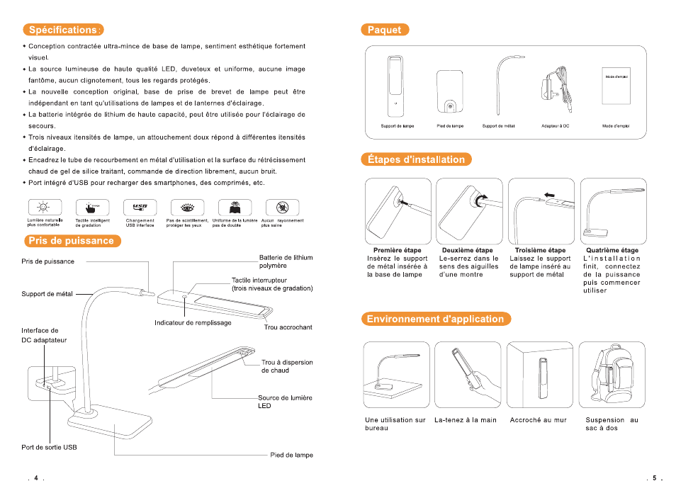 TaoTronics TT-DL04 User Manual | Page 3 / 6