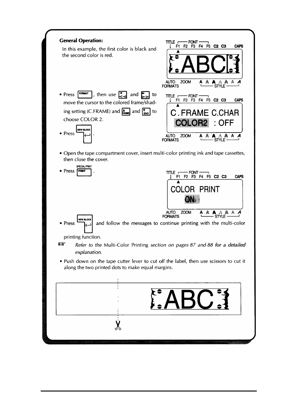Brother 580C User Manual | Page 106 / 188